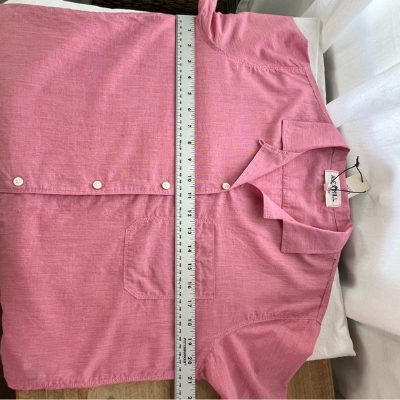 New Alex Mill Maddie Camp Shirt in Pink Size Small - Picture 8 of 9